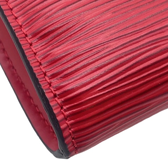 Louis Vuitton NWOT Castillan Red Epi Pochette Acessoires wBox AR1010 NEW - Picture 8 of 16